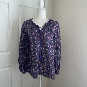 Emerson Fry India collection floral print Bardot blouse top